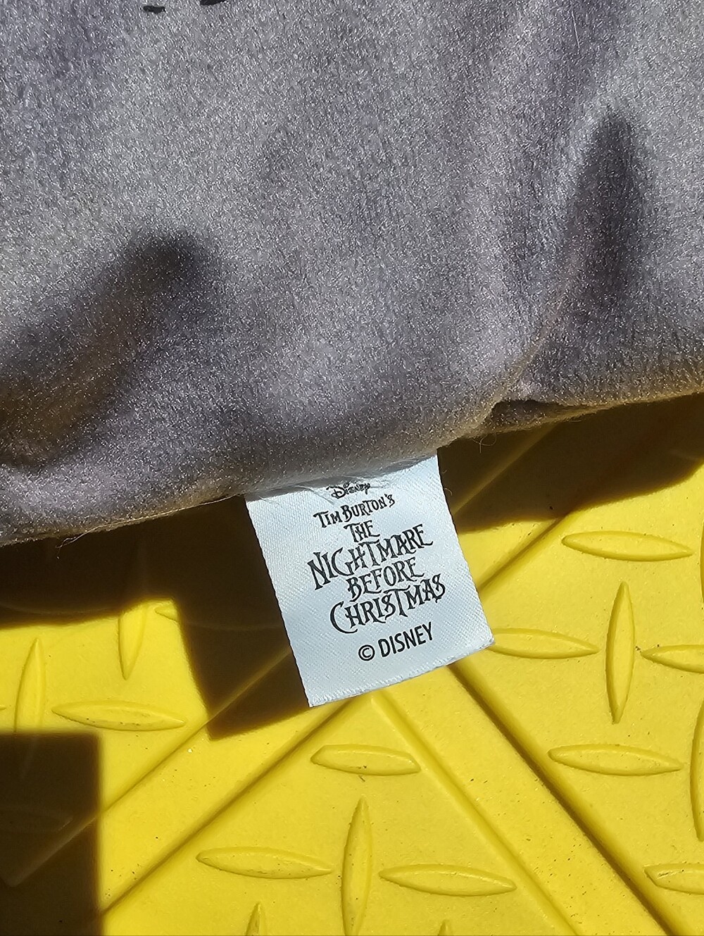 Disney The Nightmare Before Christmas Pillow - Gray & Yellow Accent - Picture 5 of 5